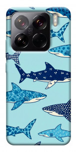 Чехол Shark pattern для Xiaomi 15 Pro