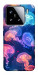 Чехол Neon jellyfishes для Xiaomi 15