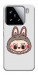 Чохол Labubu grey для Xiaomi 15