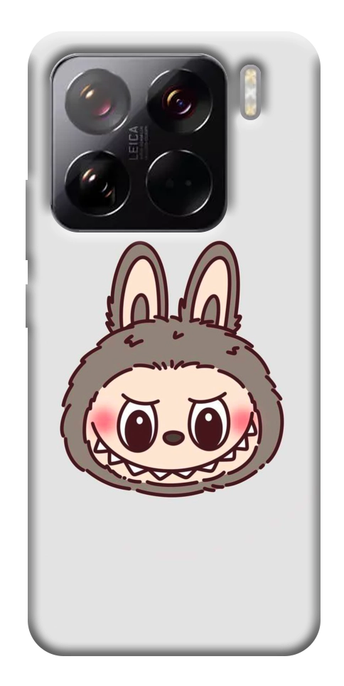 Чехол Labubu grey для Xiaomi 15 Pro