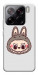 Чехол Labubu grey для Xiaomi 15 Pro