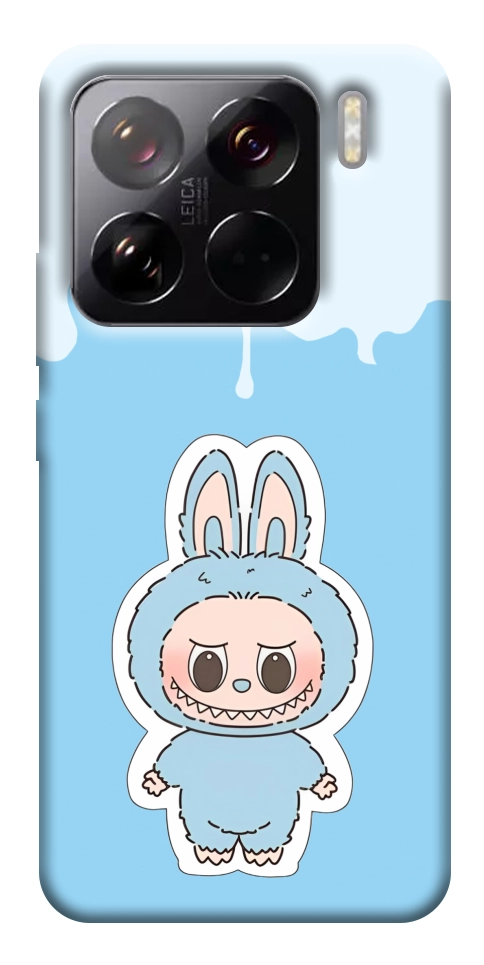 Чехол Labubu blue для Xiaomi 15 Pro