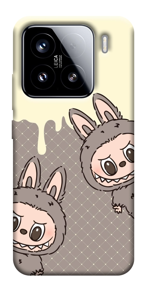 Чохол Labubu twins для Xiaomi 15