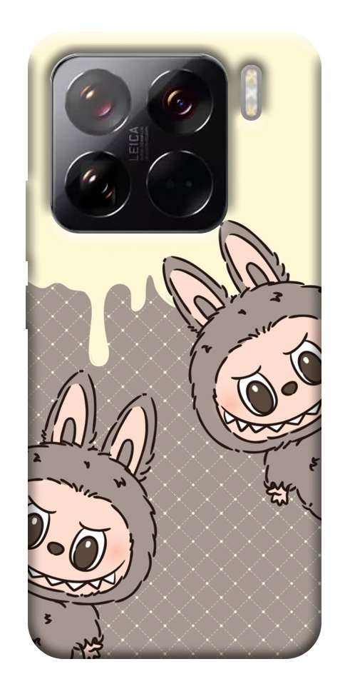Чехол Labubu twins для Xiaomi 15 Pro