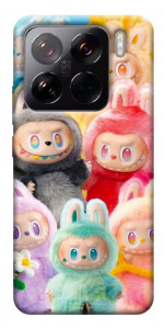 Чехол Rainbow labubu для Xiaomi 15 Pro