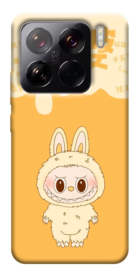 Чехол Yellow labubu для Xiaomi 15 Pro