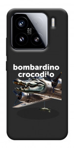 Чехол Bombardino Crocodilo volante для Xiaomi 15