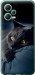 Чехол для Xiaomi Redmi Note 12 5G Дымчатый кот (Серый)
