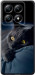 Чехол для Xiaomi 14T Pro Дымчатый кот (Серый)