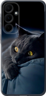 Чохол для Samsung Galaxy A35 Димчастий кіт (Сірий)