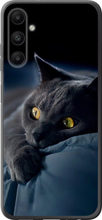 Чехол для Samsung Galaxy A05s Дымчатый кот (Серый)
