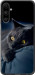 Чехол для Samsung Galaxy A05s Дымчатый кот (Серый)