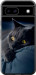 Чехол для Google Pixel 8A Дымчатый кот (Серый)