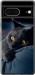 Чехол для Google Pixel 7 Дымчатый кот (Серый)