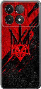 Чехол для Xiaomi Redmi K70 Pro Герб v4 (Червоний)