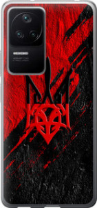 Чехол для Xiaomi Poco F4 Герб v4 (Красный)