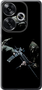 Чехол для Xiaomi Poco F6 Защитник v3 (Зеленый)