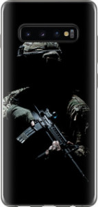 Чехол для Samsung Galaxy S10 Plus Защитник v3 (Зеленый)