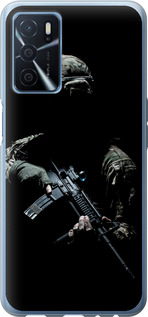 Чехол для Oppo A54s Защитник v3 (Зеленый)