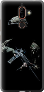 Чохол для Nokia 7 Plus Захисник v3 (Зелений)