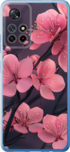 Чохол для Xiaomi Redmi Note 11 5G Пурпурна сакура (Фіолетовий)