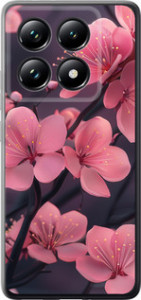 Чехол для Xiaomi 14T Pro Пурпурная сакура (Фиолетовый)