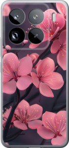 Чехол для Xiaomi 15 Pro Пурпурная сакура (Фиолетовый)