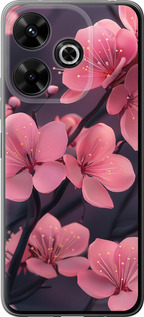 Чохол для Xiaomi Poco M6 4G Пурпурна сакура (Фіолетовий)