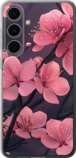 Чохол для Samsung Galaxy S24 FE Пурпурна сакура (Фіолетовий)