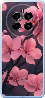Чехол для Realme 12 4G Пурпурная сакура (Фиолетовый)