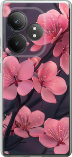 Чохол для Realme GT Neo6 SE Пурпурна сакура (Фіолетовий)