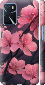 Чехол для Oppo A54s Пурпурная сакура (Фиолетовый)