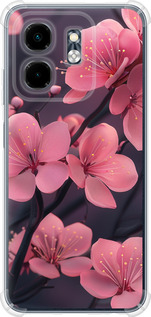 Чехол для Infinix Hot 50i Пурпурная сакура (Фиолетовый)