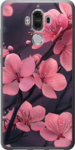 Чехол для Huawei Mate 9 Пурпурная сакура (Фиолетовый)