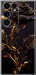 Чехол для Samsung Galaxy S24 Ultra Роза 3 (Черный)