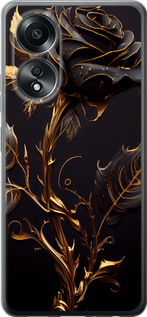 Чохол для Oppo A58 4G Роза 3 (Black)