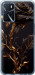 Чехол для Oppo A54s Роза 3 (Черный)