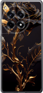 Чехол для OnePlus 12R Роза 3 (Черный)