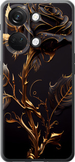 Чохол для OnePlus Nord 3 Роза 3 (Black)