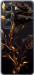 Чехол для Infinix Hot 50 4G Роза 3 (Черный)