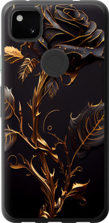 Чохол для Google Pixel 4A Роза 3 (Black)