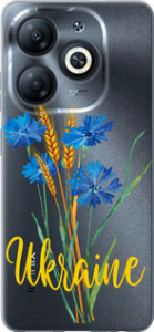 Чехол для Tecno Spark 20 Ukraine v2 (Желтый)
