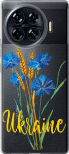 Чехол для Tecno Spark 20 Pro+ Ukraine v2 (Жовтий)