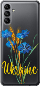 Чехол для Samsung Galaxy A04s Ukraine v2 (Желтый)