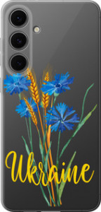 Чехол для Samsung Galaxy S24 FE Ukraine v2 (Жовтий)
