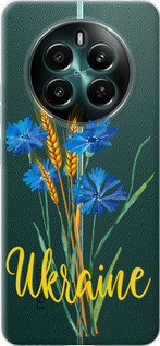 Чехол для Realme 12+ Ukraine v2 (Желтый)