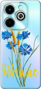 Чехол для Infinix Hot 40i Ukraine v2 (Жовтий)