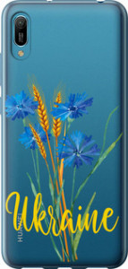 Чехол для Huawei Y6 2019 Ukraine v2 (Желтый)