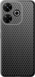 Чехол для Xiaomi Redmi 13 4G Ячейки (Черный)