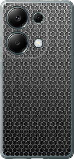 Чехол для Xiaomi Poco M6 Pro Ячейки (Черный)